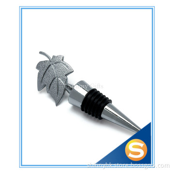 Leaf Shape Metal Materials Wine Bottle Man Stopper